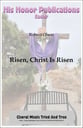 Risen, Christ Is Risen SATB choral sheet music cover